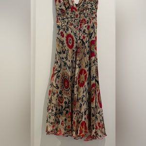 Diane VonFurstenberg silk floral midi dress